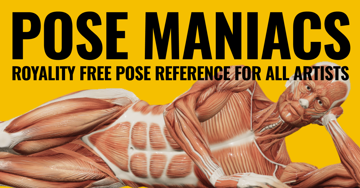 Free tool to create reference poses with 3D models.
